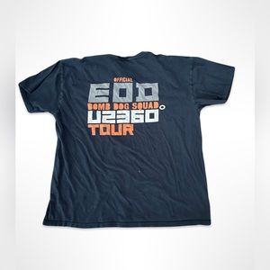 U2 Vintage Concert Tee: Dog Bomb Squad All Access: 360 Tour: Bono: The Edge